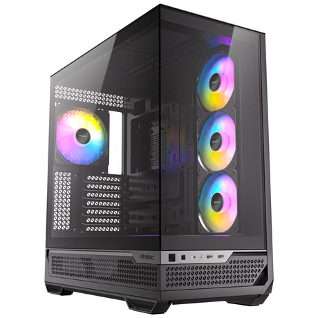 Antec c7 argb Midi-Tower-Gehäuse (schwarz | 2x USB-A | 1x USB-C | gehärtetes Glas)