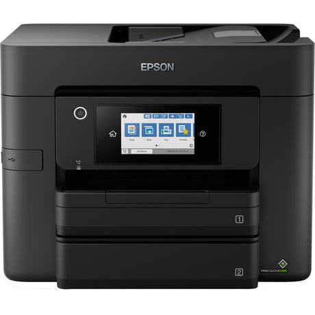 Epson Workforce Pro WF-4830DTWF All-in-One-Tintenstrahldrucker mit Faxfunktion (schwarz)