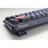 Ducky one 3 cosmic blue sf rgb mechanisch toetsenbord (donkerblauw, us lay-out (qwerty), cherry mx brown, 65%, rgb leds, double-shot pbt, hot-swappable, quack mechanics)