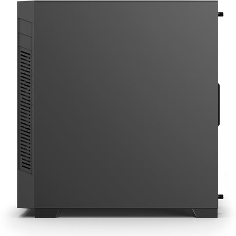 Sharkoon s25 Silent Midi-Tower-Gehäuse (schwarz | 2x USB-A | 1x USB-C)