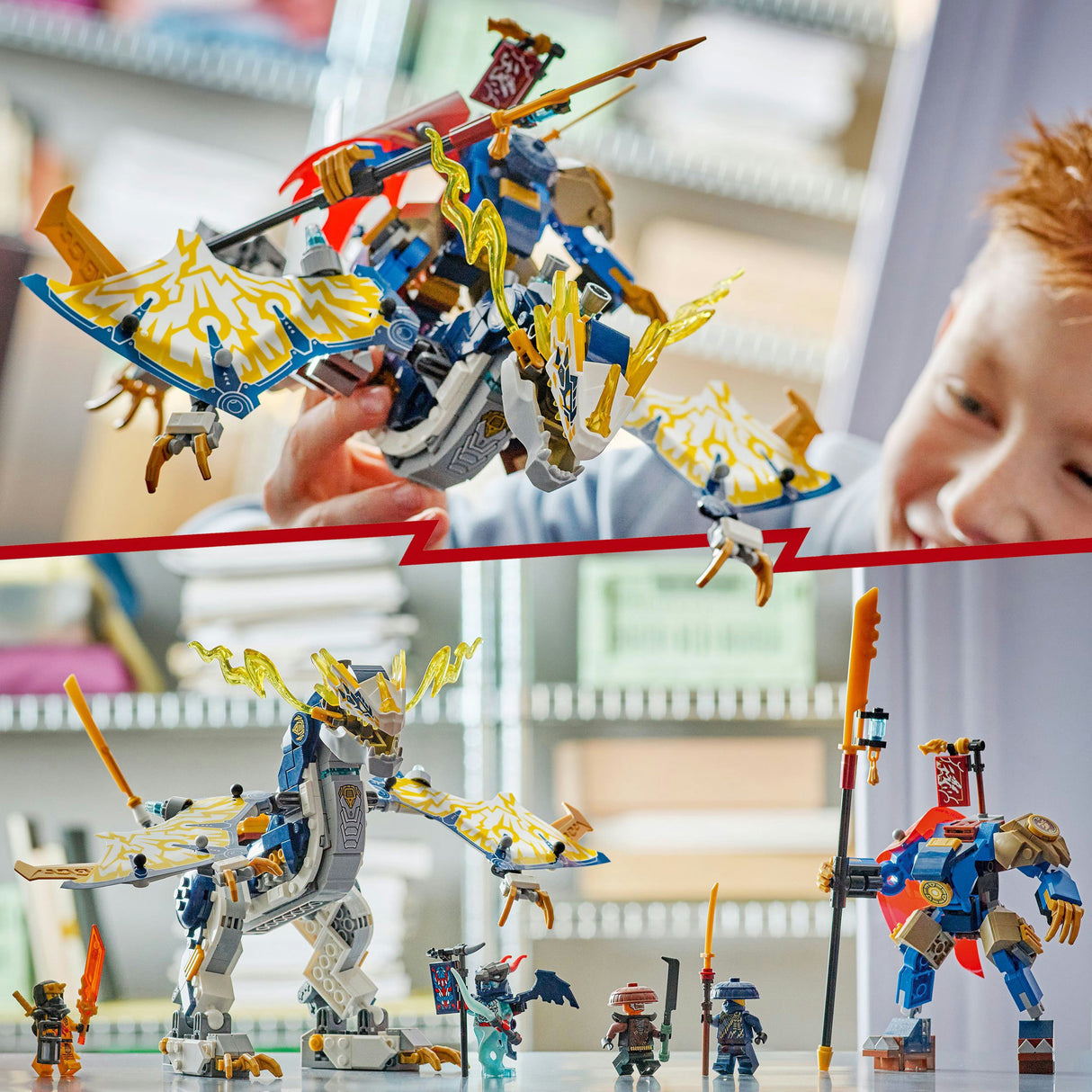 Lego Ninjago 71843 Schurken-Mech-Drachenreiter