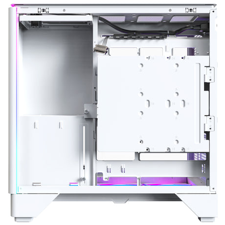 Montech King 45 Pro Midi-Tower-Gehäuse (weiß | 2x USB-A | 1x USB-C | RGB | Fenster)