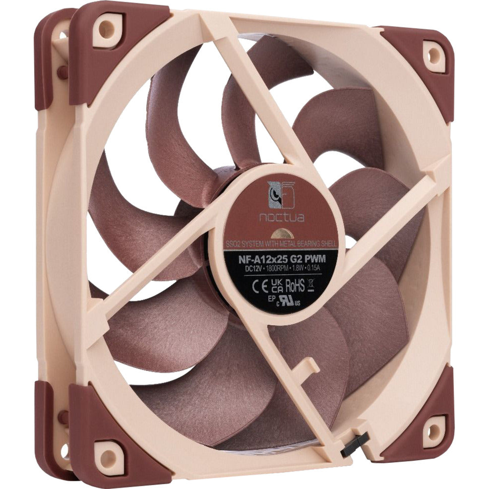 Noctua nf-a12x25 g2 pwm-Gehäuselüfter (braun, 120 x 120 x 25 mm)