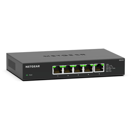 Netgear MS305 5-Port Multi-Gigabit 2,5G Ethernet Unmanaged Switch (Schwarz)