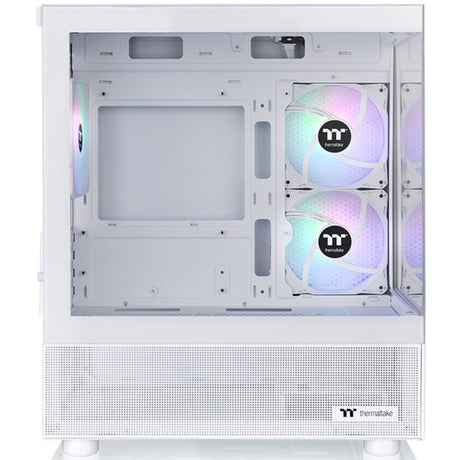 Thermaltake View 170 TG ArGB Mini-Tower-Gehäuse (weiß | 2x USB-A | RGB | gehärtetes Glas)