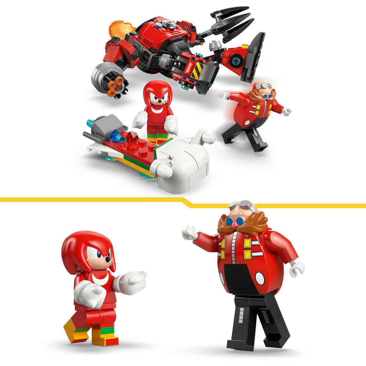 Lego® Sonic the Hedgehog™ Knuckles vs. Dr. Eggman Eierbrecher-Mech – 77005