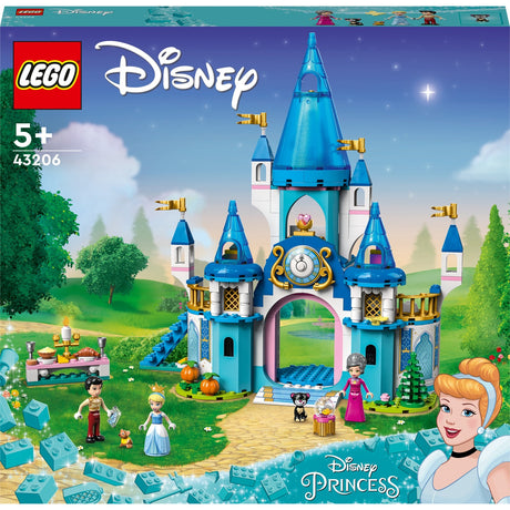 Lego Disney Princess – Bauspielzeug „Aschenputtels Schloss und der hübsche Prinz“ (43206)