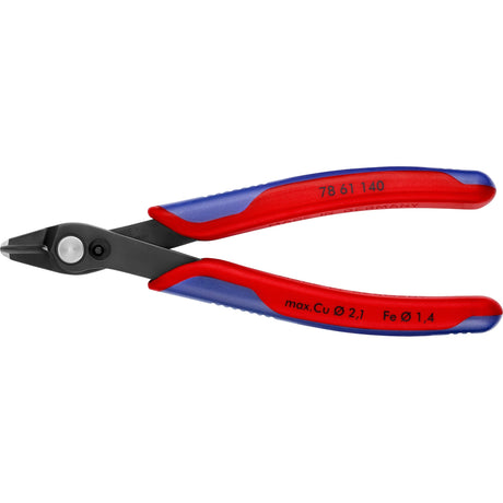 Knipex Elektronik-Seitenschneider | Länge 140 mm | Facette nein | Spezialwerkzeuge gebräunt | 1 Stück - 78 61 140 - 78 61 140