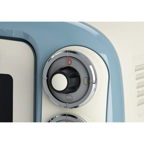 Ariete Vintage Oven 0979 05 Minibackofen (weiß hellblau, 18 Liter)