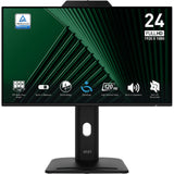 Msi pro mp242pmg 23.8 monitor (zwart, hdmi, displayport, vga, 2x usb-a, usb-b, 120 hz)