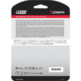 Kingston sa400s37 480g a400 SSD, 2,5, 480 GB, SATA3, 500 MB/s, 350 MB/s, 0,279 W, schwarz