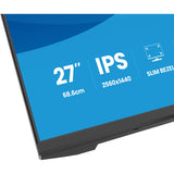 Iiyama prolite x2793qsu-b1 27 monitor (zwart (mat), hdmi, displayport, usb, audio)