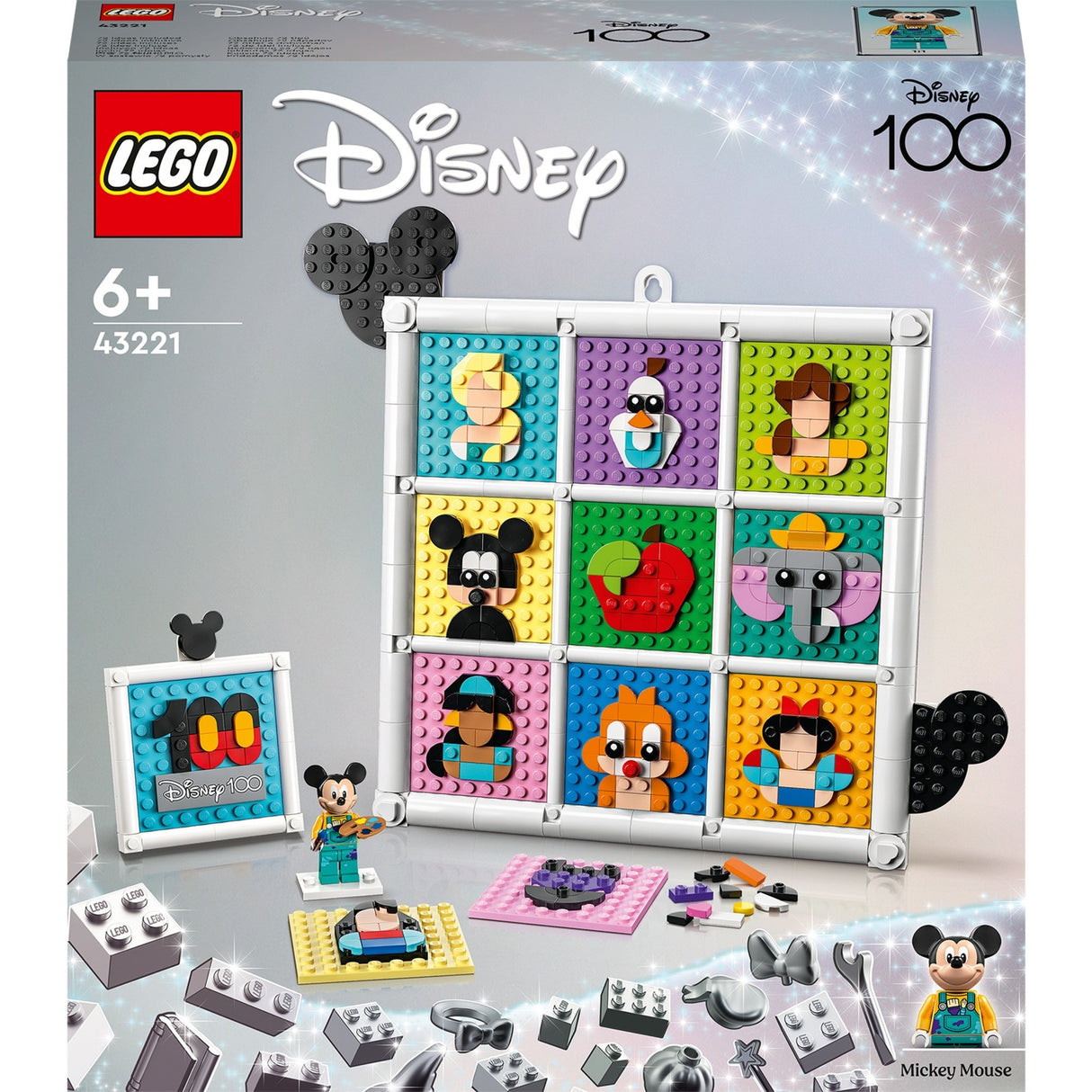 Lego Disney – 100 Jahre Disney-Animationsfiguren, Konstruktionsspielzeug (43221)