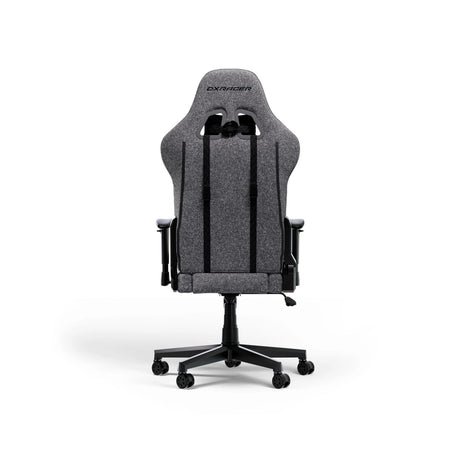Dxracer Prince L Gaming-Stuhl aus grauem Stoff (Grau)