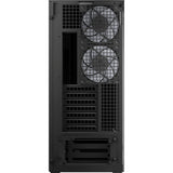 Arctic xtender midi tower behuizing (zwart | 2x usb-a | 1x usb-c | rgb | tempered glass)