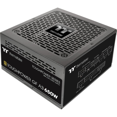 Thermaltake toughpower gf a3 gold - tt premium edition modulaire 650 watt voeding (zwart, 4x pcie)