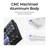 Keychron q3 he 8k magnetic switch keyboard (wit, us lay-out (qwerty), ultra-fast lime, 80% (tkl), rgb, hot swap, 8k)