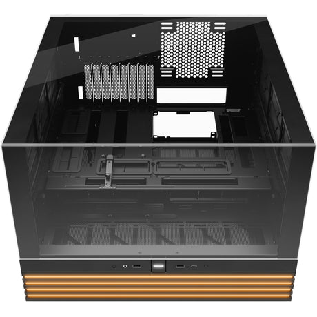 Ruhig sein! Lichtbasis 900 dx Big-Tower-Gehäuse (schwarz | 2x USB-A | 1x USB-C | RGB | Fenster)