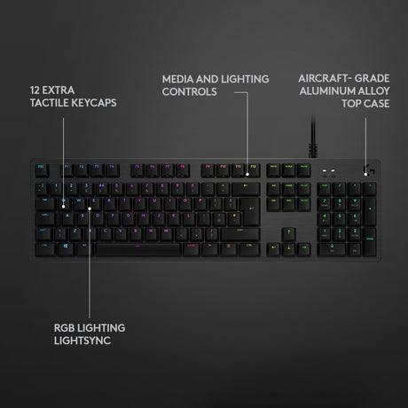 Logitech Logitech G512 Carbon Lightsync RGB Mechanical Gaming Keyboa