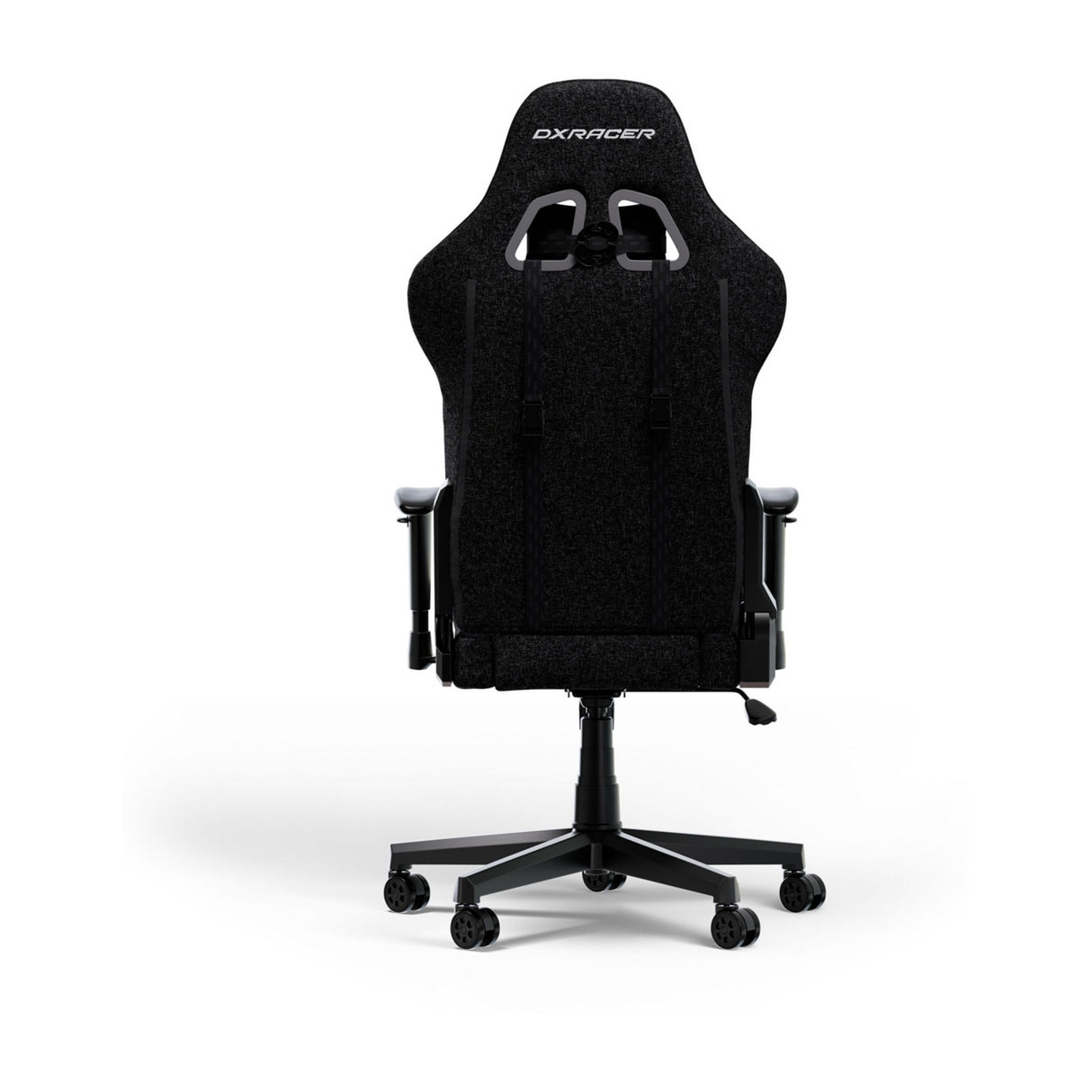 Dxracer prince l black grey fabric gamestoel (zwart)