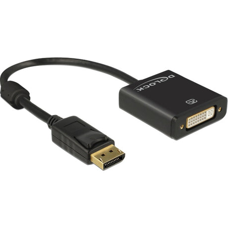 Delock Displayport auf DVI Adapter (schwarz, 0,2 Meter, 4k)