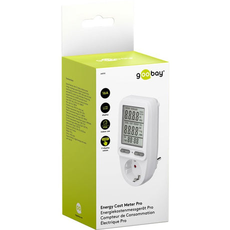 Goobay digitales Energiekostenmessgerät Pro Messgerät (weiß)