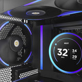 Nzxt f120x rgb case fan (zwart, 120 x 120 x 30 mm, pwm)