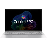 Asus vivobook s 15 oled s5507qa-ma006w 15.6 copilot+ pc laptop (zilver | snapdragon x elite x1e-78-100 | qualcomm adreno | 16 gb | 1 tb ssd | 120 hz)
