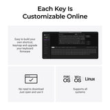 Keychron q3 ultra-m1 8k wireless custom mechanical keyboard (zwart, us lay-out (qwerty), silk pom red, 80% (tkl), rgb, hot swap, 8k, 2.4 ghz | bluetooth 5.2 | usb-c)