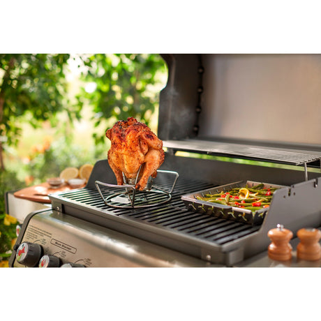 Weber Geflügeldampfgarer Geflügelhalter (Silber)