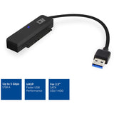 Act Connectivity Connectivity USB -Adapterkabel auf 2.5 SATA HDD SSD