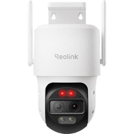 Reolink 4K-Außenkamera mit zwei Objektiven – 2,4-5-GHz-WLAN – automatische Zoomverfolgung – Schwenk-Neigefunktion – AI-Videosuche – Trackmix-Serie W760