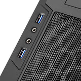 Silverstone sst-ps13b Midi-Tower-Gehäuse (schwarz | 2x USB-A)