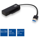 ACT Connectivity Connectivity USB 3.2 Gen1 bis 2,5 3,5 Zoll SATA -Adapterkabel V