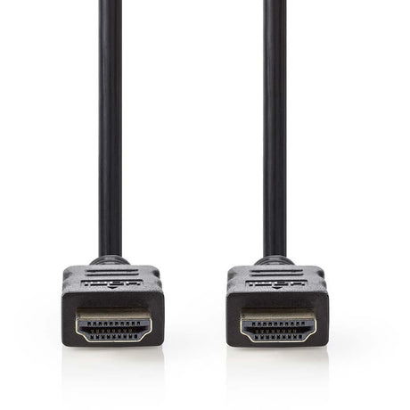 Hochgeschwindigkeits-HDMI-Kabel mit Ethernet, 15 Meter (schwarz, 4k@30 Hz)