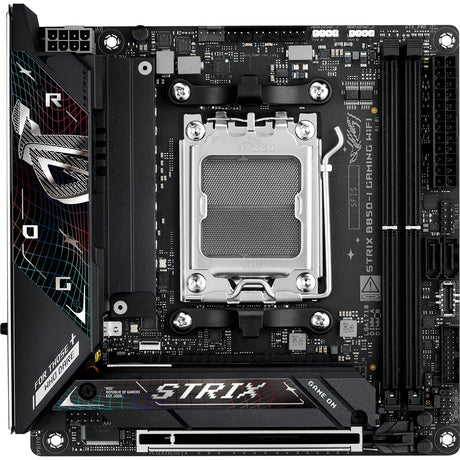 Asus ROG Strix B850-I Gaming Wi-Fi Sockel AM5 Motherboard (2,5 GB-LAN, Wi-Fi 7, BT, Sound, Mini-ITX)