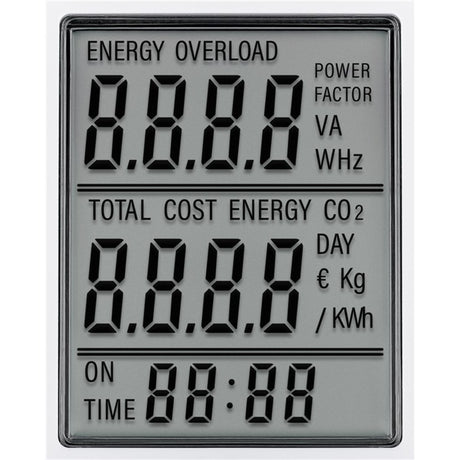 Goobay digitales Energiekostenmessgerät Pro Messgerät (weiß)