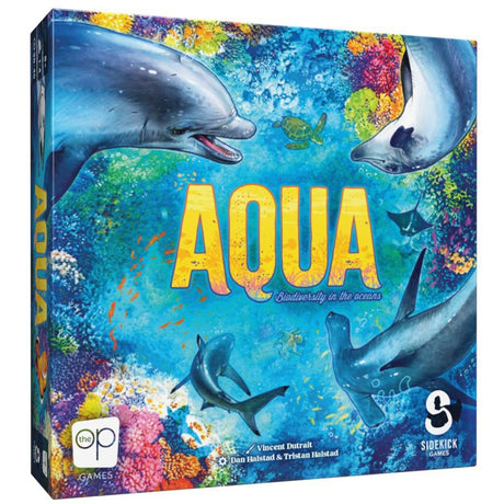 Ty European Player Network Aqua: Biodiversi in the Oceans Brettspiel (englisch, 1 – 4 Spieler, 30 – 45 Minuten, ab 8 Jahren)
