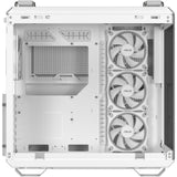 Asus tuf gaming gt502 horizon argb midi tower behuizing (wit | 3x usb-a | 1x usb-c | tempered glass)