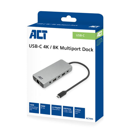 Dockingstation Act AC7095 Grau