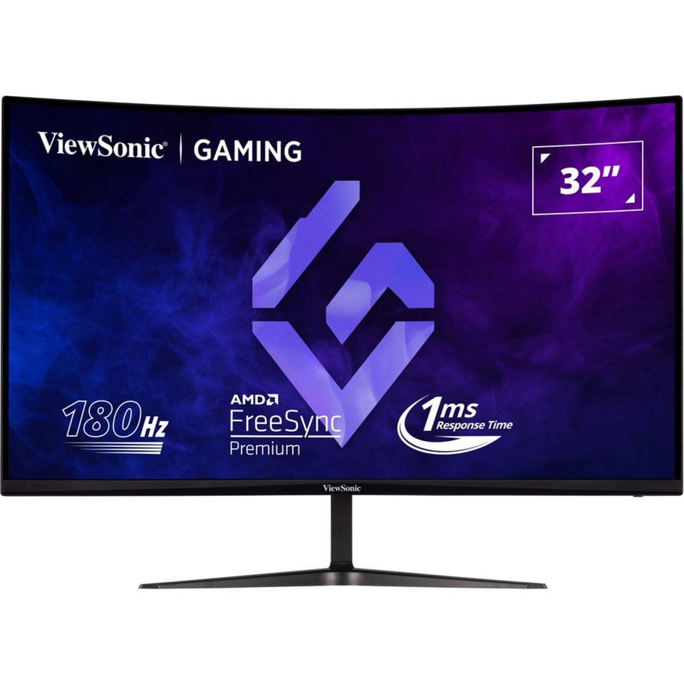 Viewsonic vx3218c-2k 32 gebogener Gaming-Monitor (schwarz, 2x HDMI, 1x Display-Port, 180 Hz)