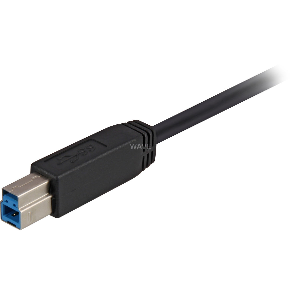 Sharkoon USB-A 3.0 > USB-B Kabel (schwarz, 3 Meter)