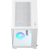 Fractal design pop 2 vision rgb midi tower behuizing (wit | 1x usb-a | 1x usb-c | rgb | tempered glass)