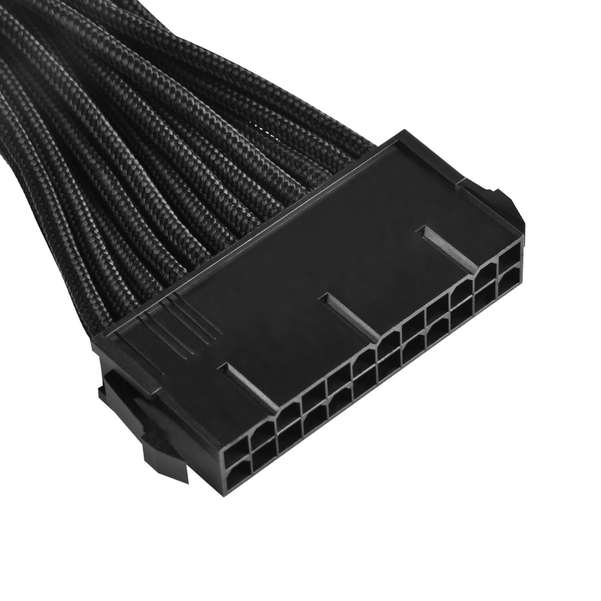 Silverstone 24-Pin ATX-Verlängerungskabel (schwarz, 30 Zentimeter, pp07-mbb)
