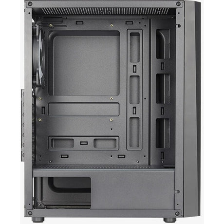 Aerocool Delta G-BK-V1 Midi-Tower-Gehäuse (schwarz | 3x USB-A | RGB | gehärtetes Glas)