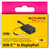 Delock USB-C> DisplayPort-Adapterschlüsselring