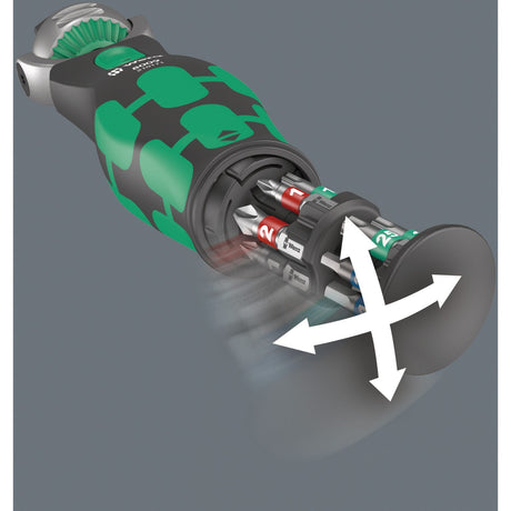 Wera 8009 zyklop Taschenset 3 Bit-Set (schwarz grün, 27-teilig)