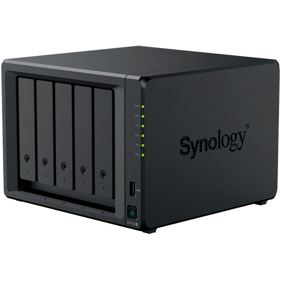 Synology Diskstation DS1525+ NAS (schwarz, 2x LAN, USB)