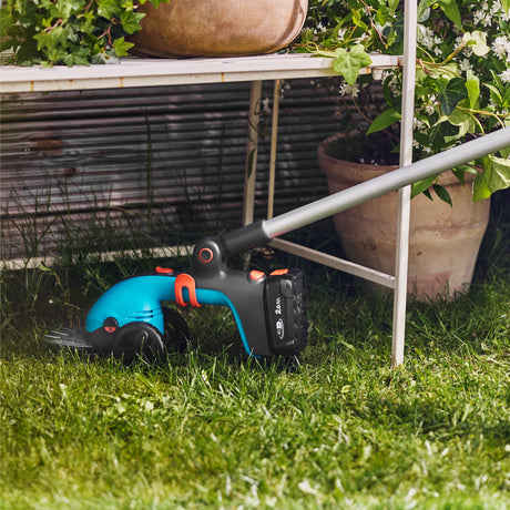 Gardena Akku-Grasscheren-Set Powercut 18V P4A Solo (Grau-Türkis, 14752-55, Akku und Ladegerät nicht im Lieferumfang enthalten)