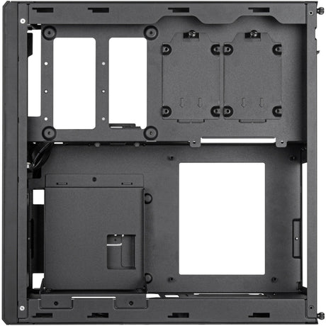 Silverstone Milo 12 Mini-Tower-Gehäuse (schwarz | 2x USB-A | 1x USB-C)
